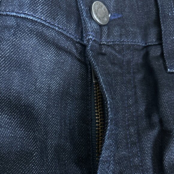 7 For All Mankind Slimmy Luxe Performance | Men's Dark Wash Jeans | Size 31/33 - Picture 8 of 14